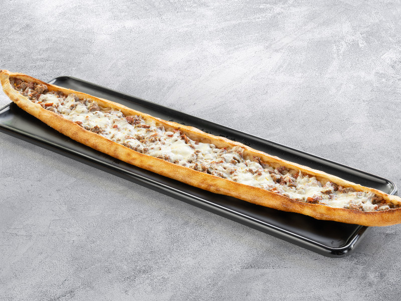 Kuşbaşılı Kaşarlı Açık Pide (200g) - (50g)